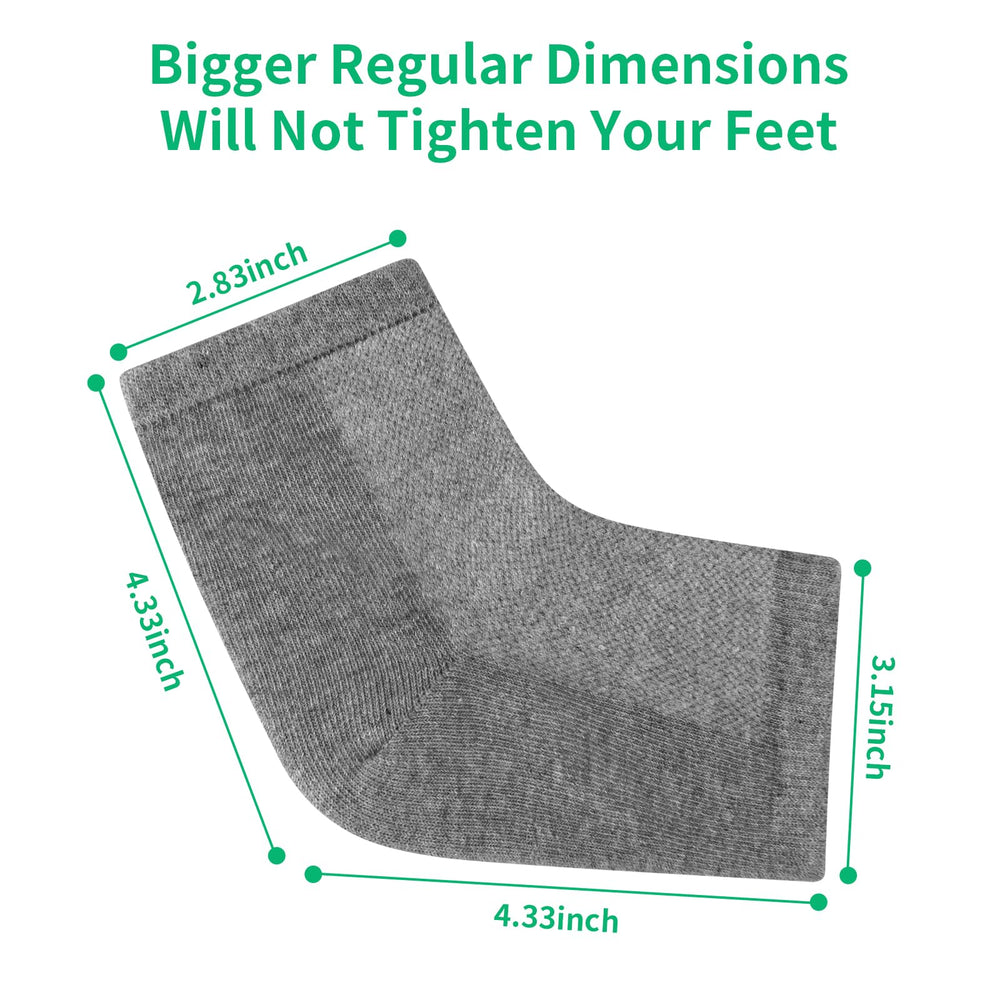 Ohtomber toeless design worn inside a sneaker demonstrating breathable daytime use