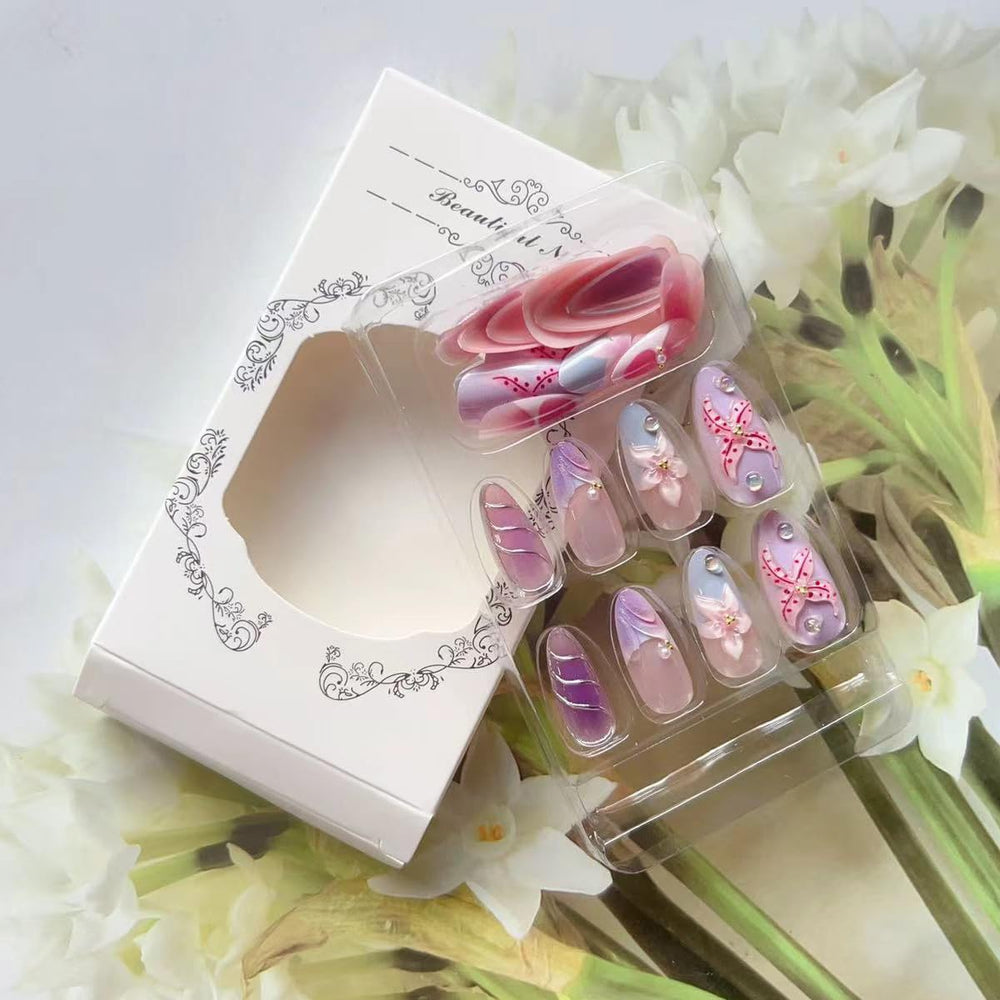 OHWODA application tools set with glue strips and mini file for simple prep