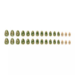 OHWODA nails held in hand to show medium length and true size benefit