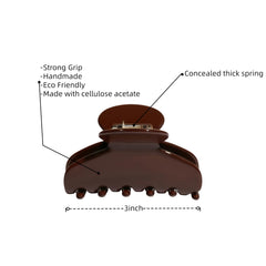 OideGuiing coffee clip side profile highlighting teeth for anti-slip hold