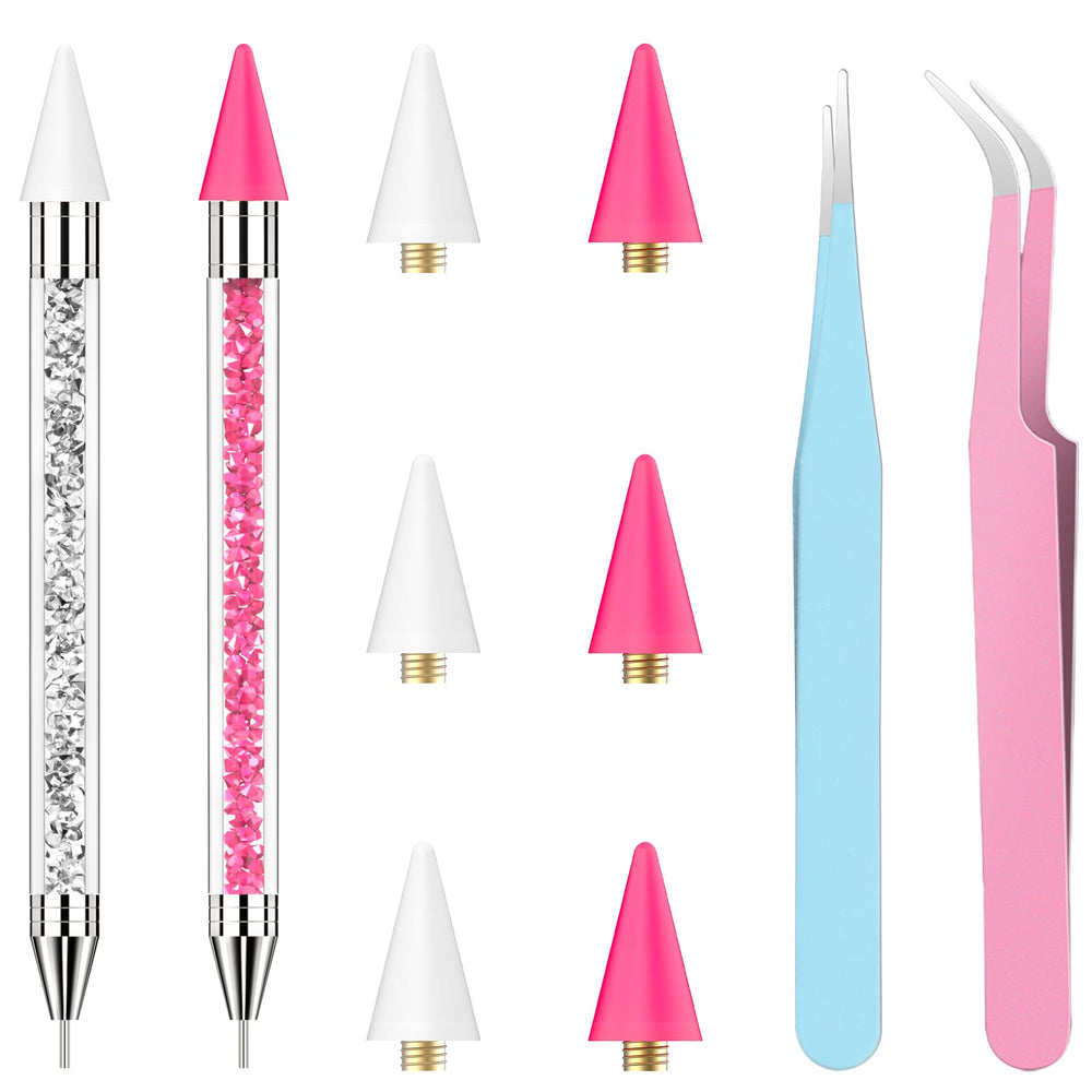 OIFEN front packaging showing full rhinestone applicator kit with benefits