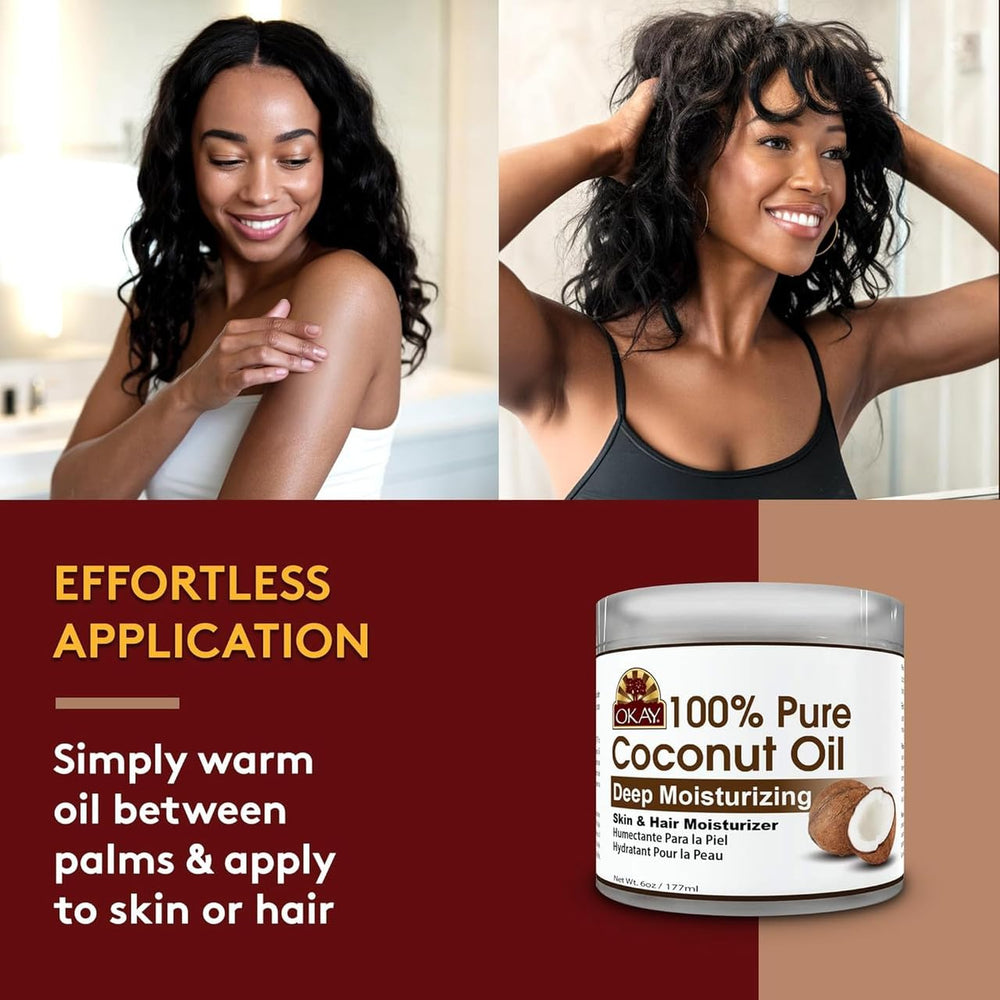 Applying OKAY on damp skin after shower, lasting hydration benefit