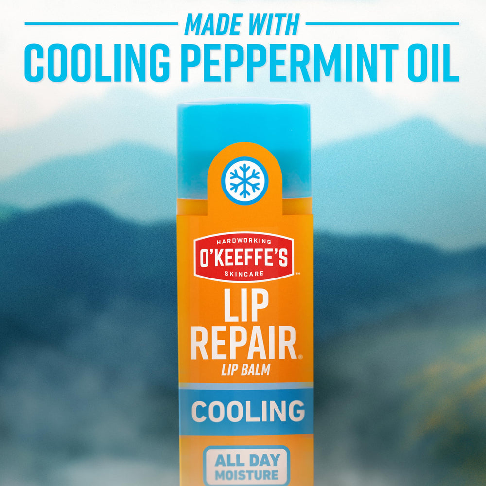 O'Keeffe's product label and ingredients emphasizing hypoallergenic formulation