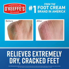 O'Keeffe's cream texture close-up highlighting concentrated glycerin hydration