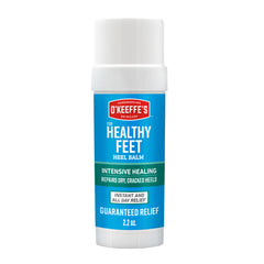 O'Keeffe's front view of balm stick showing clean, portable design and quick relief