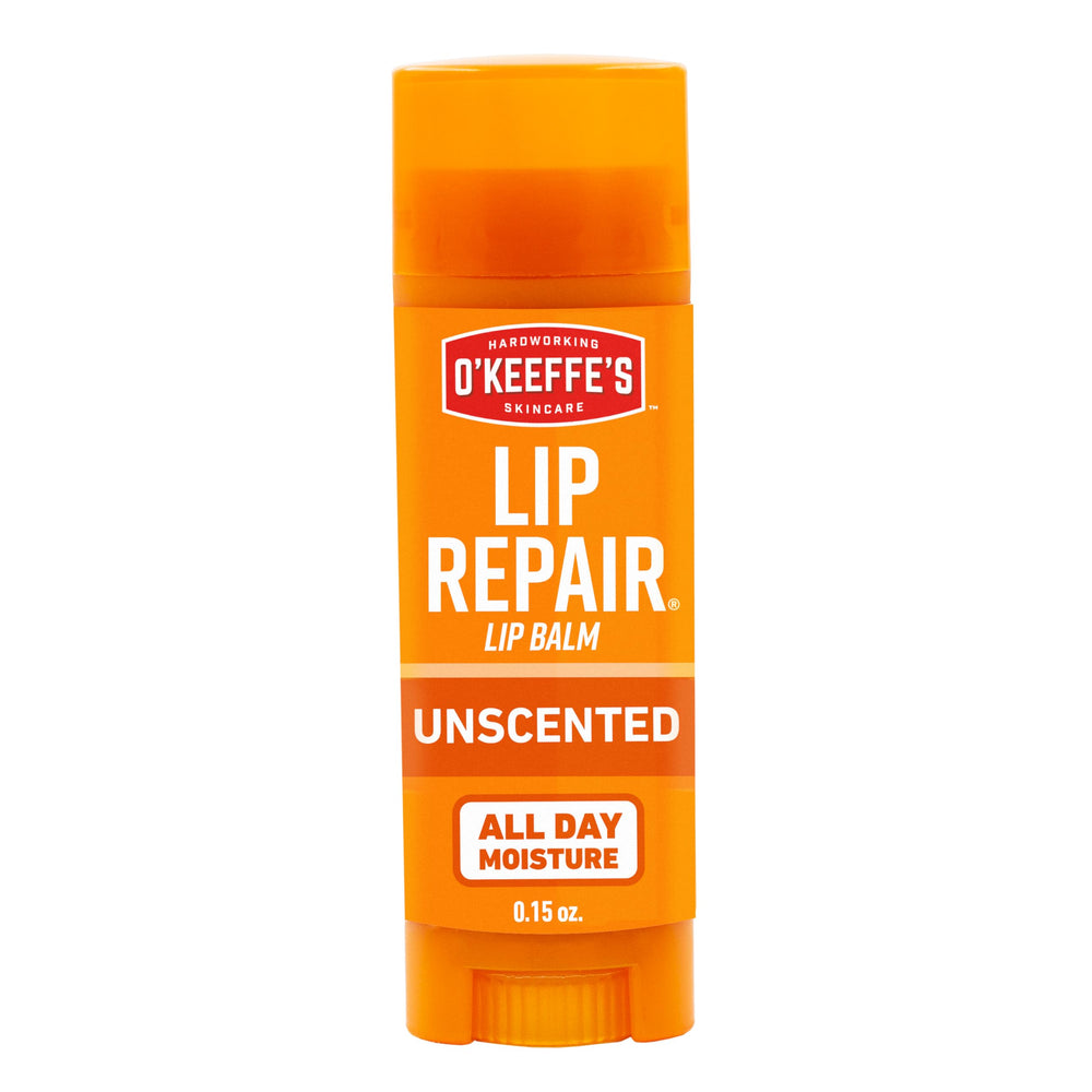 O'Keeffe's unscented stick front view showing clean protective balm