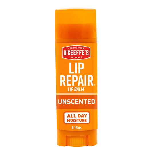 O'Keeffe's unscented stick front view showing clean protective balm