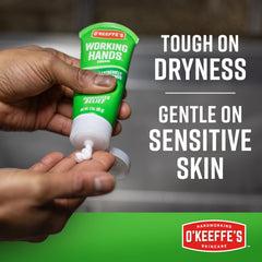 O'Keeffe's Night Treatment tube displayed to show overnight repair advantage