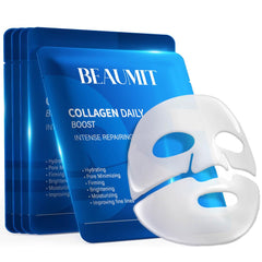 Okela front packaging showing seven mask sachets and benefit of replenishing hydration