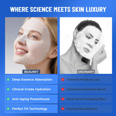 Okela mask size comparison in hand showing full-face coverage and easy application