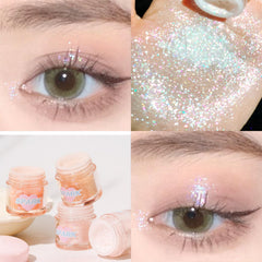 Model collarbone with Okerker glitter for radiant highlight effect