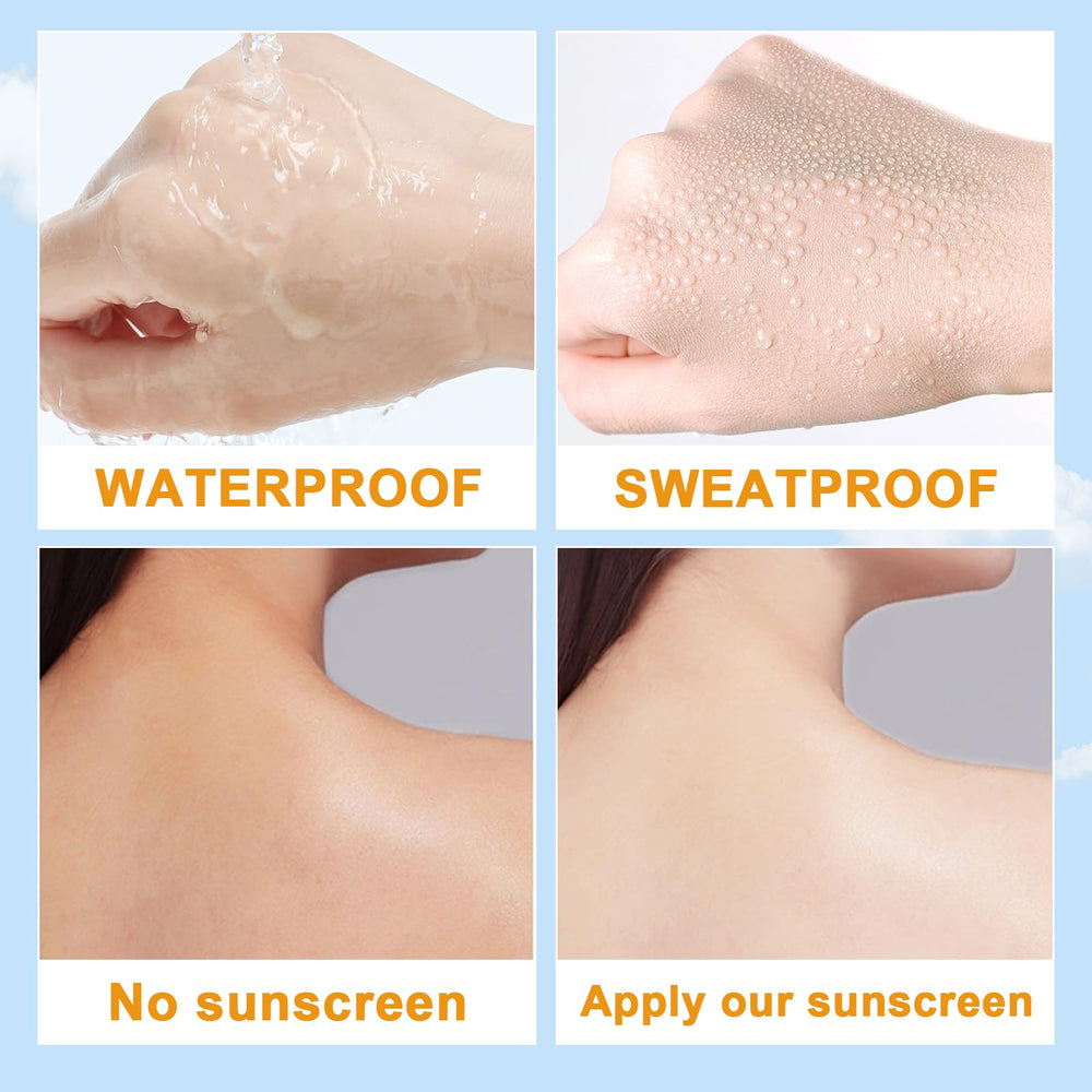 Okerker tube with water splash showing 80-minute water-resistant benefit