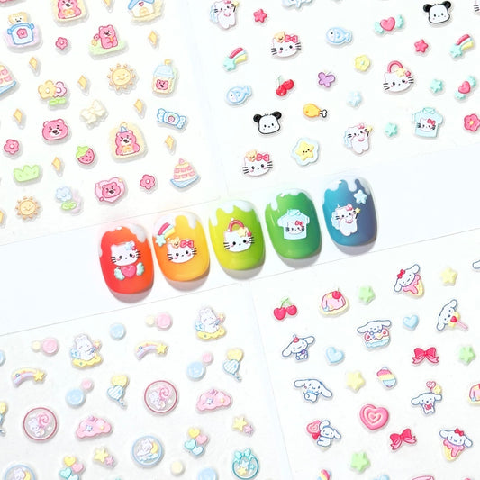 okiyomi front sheet display showing all four sheets and variety for instant styling