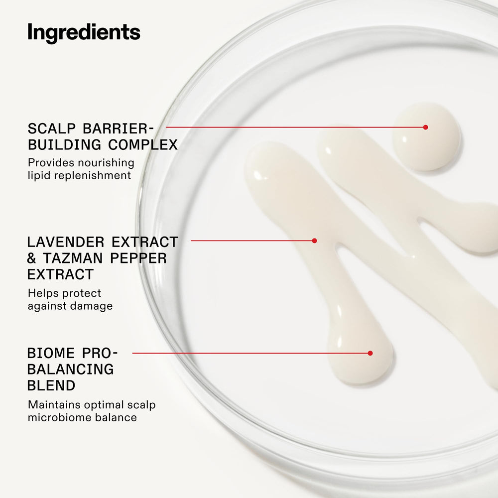 Olaplex Nº.0.5 scalp treatment being applied to scalp for soothing hydration and comfort