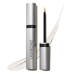 Olaplex Lashbond front packaging showing clear bottle and branding, communicates trust