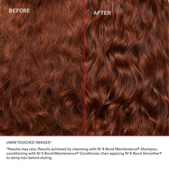 Professional stylist using Olaplex Nº.6 in-salon to detangle and smooth clients