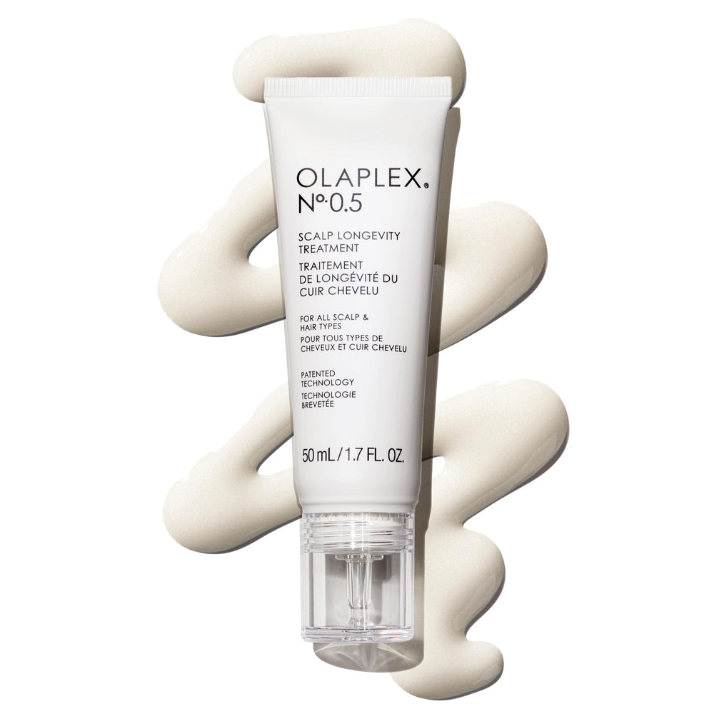 Olaplex Nº.0.5 front bottle showing clean label and compact 50ml size, promotes easy application