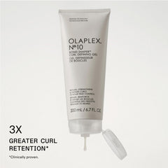 Olaplex Nº.10 gel texture close-up demonstrating slip for easy application and smooth definition