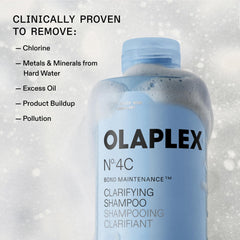 Close-up of creamy lather texture to show Olaplex cleansing strength and gentle finish