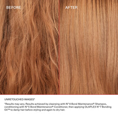 olaplex no7 ingredients label highlighting key oils and conditioning agents