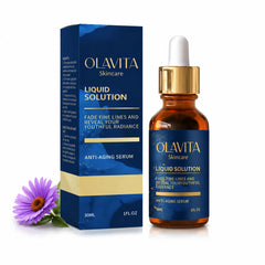 Olavita Skincare front bottle showing label and hydrating benefit