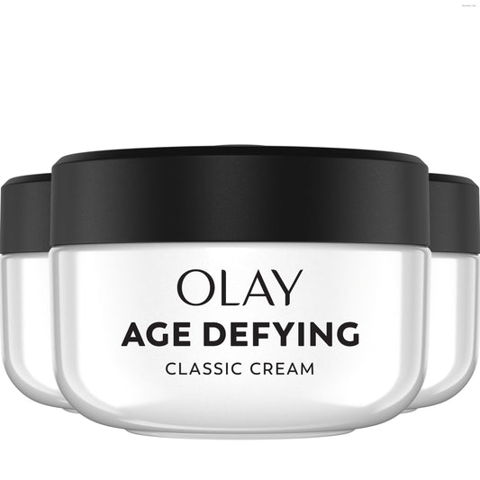 Procter & Gamble Olay jar front packaging showing product benefits