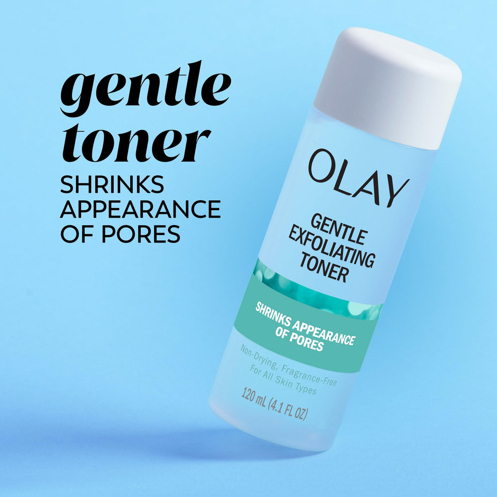 Olay close-up label detailing AHA BHA PHA exfoliant benefits