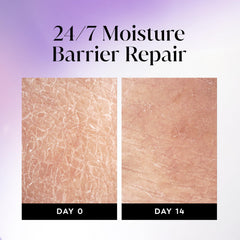 Olay 35 fl oz bottle shown in hand for scale and long-lasting supply benefit