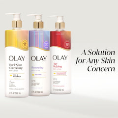 Olay with citrus and peony props suggesting fresh fragrance and pleasant scent