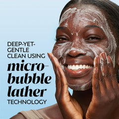 Olay pad close-up texture showing dissolvable cleansing matrix