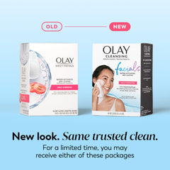 Olay close-up of cloth texture highlighting gentle exfoliating grip