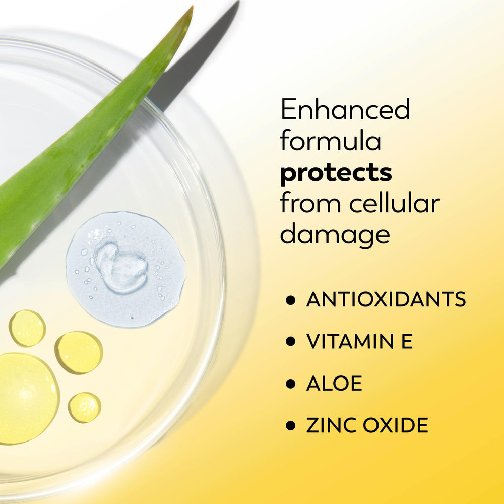 Procter & Gamble Olay Complete cream blended on skin illustrating no white cast