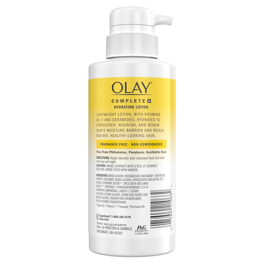 Olay symbol for fragrance-free and dermatologist recommendation promoting gentle formula
