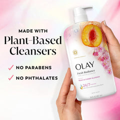 Display of Vitamin B3 and antioxidants with Olay indicating skin support