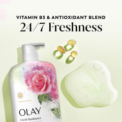 Olay lather closeup demonstrating rich foam and gentle cleansing
