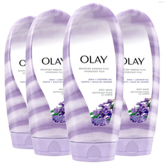 Olay bottle front view showing label and moisturizing benefits
