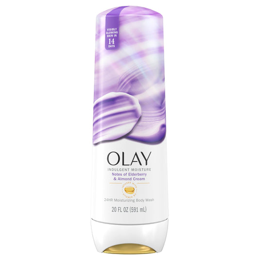 Olay front packaging showing indulgent moisture and benefits