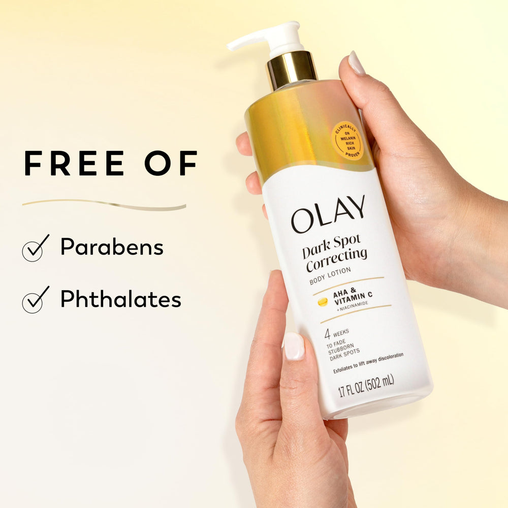 Olay lotion on bathroom counter showing everyday routine convenience