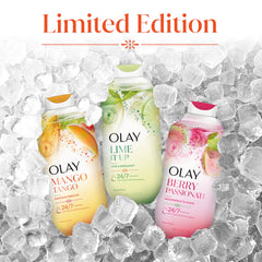 Olay label close-up of active Vitamin B3 and antioxidant blend benefits