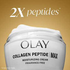 Olay jar on bathroom counter in evening routine to show daily skincare use