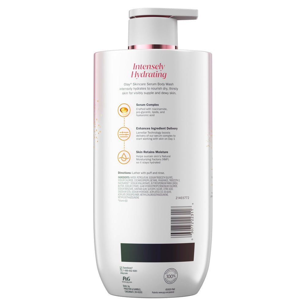 Olay paired with body lotion showing complementary regimen benefits