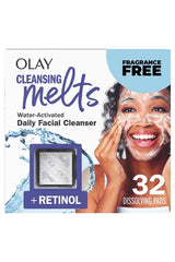 Olay front packaging showing 32 pads and product name for quick identification