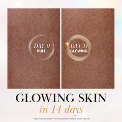 Olay using a shower puff to create a luxurious lather