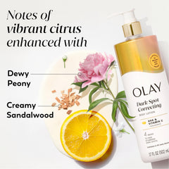 Olay bottle in hand showing 17 fl oz size for scale and convenience