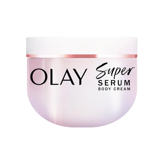 Olay front packaging showing container and product name for clear identification and trust