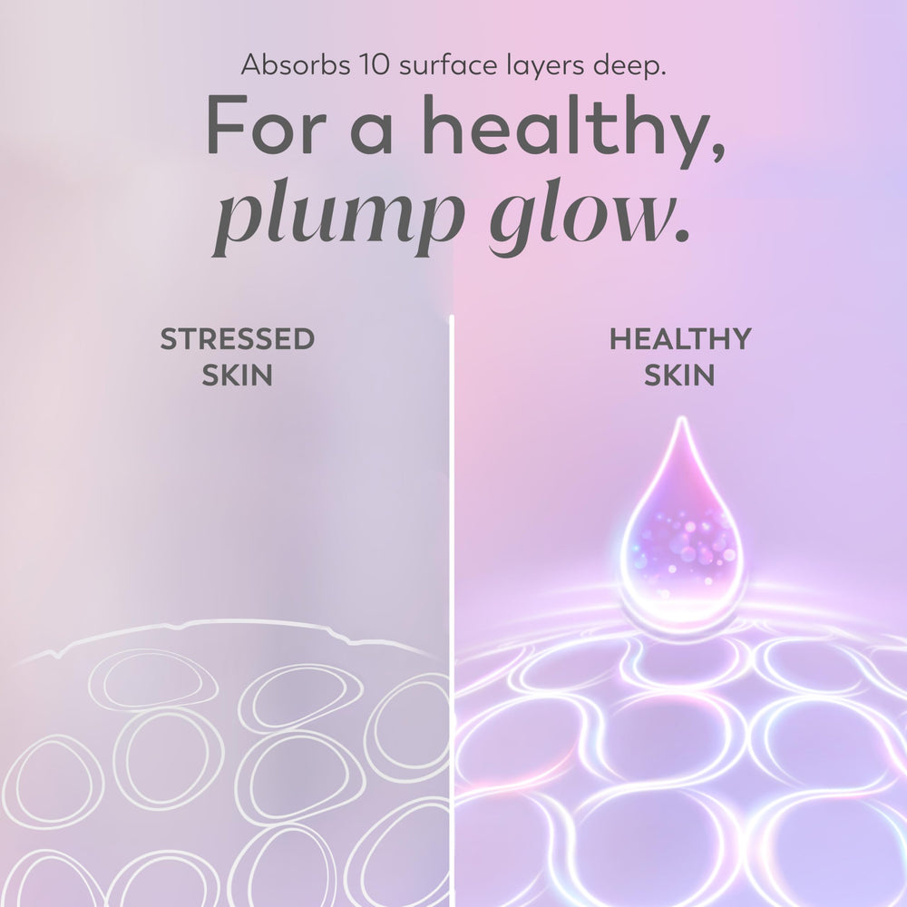 Olay label closeup showing active ingredients and benefits