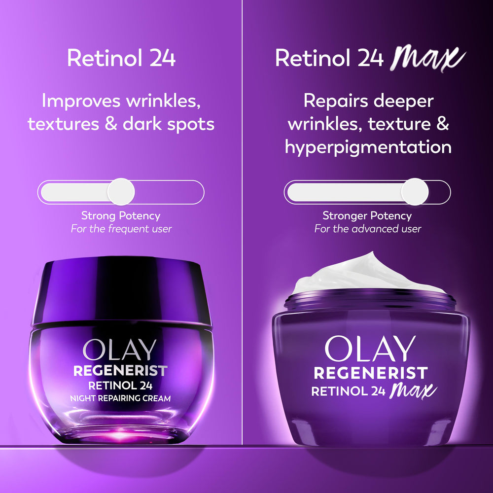 Olay texture closeup highlighting smooth cream consistency for fast absorption