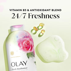 Olay close-up of creamy lather texture for smooth skin