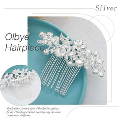Olbye closeup crystal flower detail highlighting delicate shine