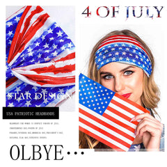 Olbye headband worn at an outdoor parade keeping hair tidy and enhancing outfit
